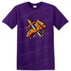 Pizza Slice W/ Sword Graphic Funny T Shirt Cool Foodie Tee Design Food Lover