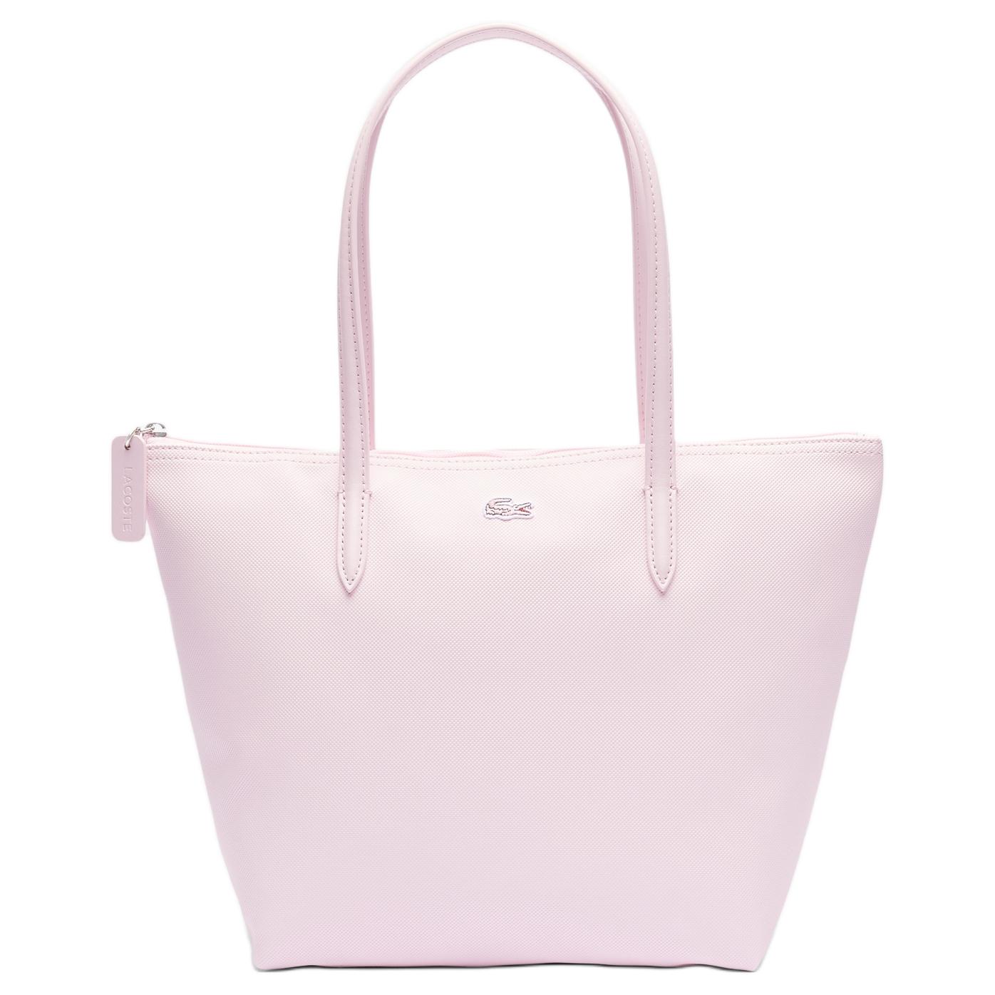 Lacoste Logo Zip Open PVC Tote Bag Women tote bags Pink NF2037PO-Q49 Pink