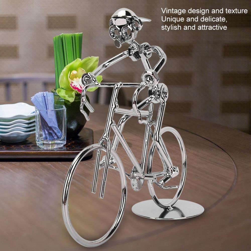 Art Sculpture Bicycle Rider Model Abstract Home Decor Ornaments  For Bicycle Enthusiast