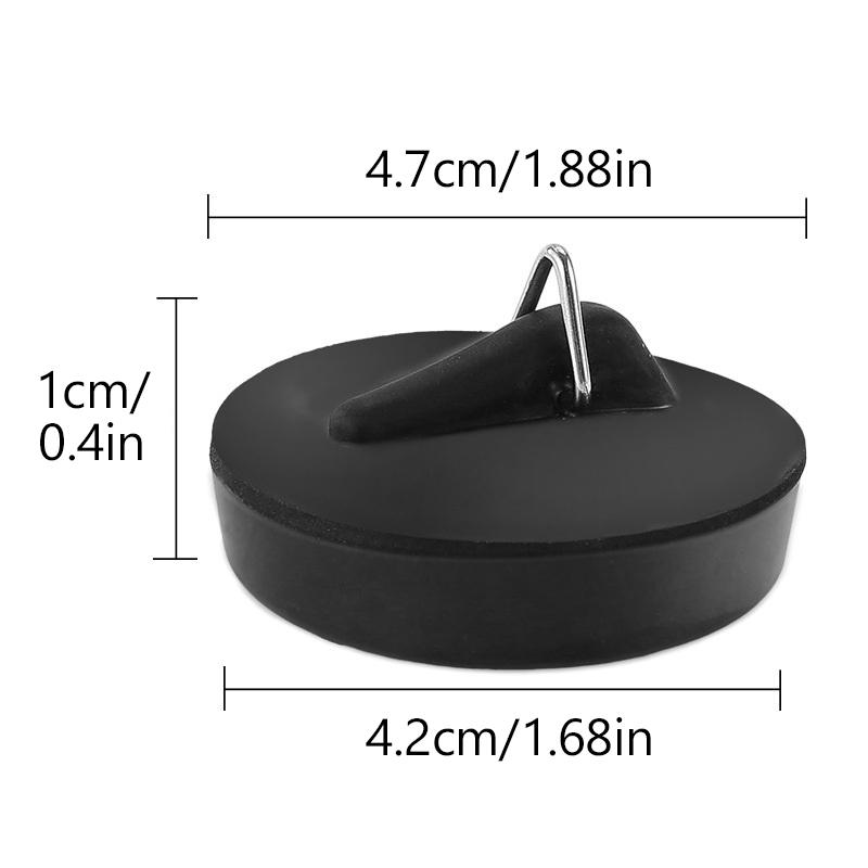 Rubber Drain Stopper Kitchen Rubber Sink Plug Bathroom Floor Drain Plug Stopper Laundry Leakage-Proof Plug Bathroom Supplies