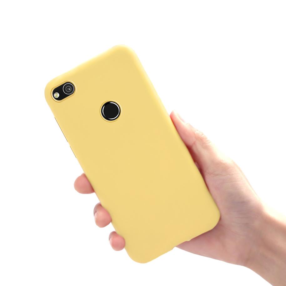 

Чохол для Huawei P8 P9 Lite 2017 / Honor 8 Lite Чохол TPU Тонкий Чохол для Телефона Для Huawei P9 Lite 2017 М який Fundas P8 Lite 2017 Бампер Honor 8 Lite жовтий