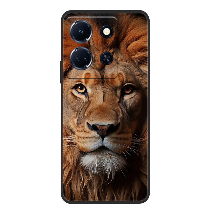 Schutzhülle aus weichem, mattem Silikon in Marmoroptik für Infinix Note 30 4G, passend für Infinix Note 30 Pro, 30i und 30 VIP – Rundumschutz