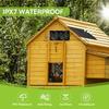 Waterproof Dual Fan 15W 12V Monocrystalline Solar Panel for Outdoor Use: Ideal for Greenhouses, Sheds, Chicken Coops, and Dog Houses