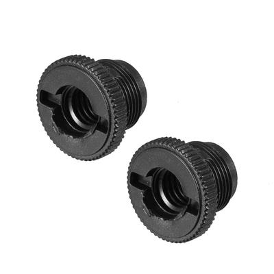 Uxcell Adaptador de Soporte de Micrófono 3/8" a 5/8" Plástico 2 piezas