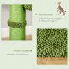 Cactus Cat Tree Tower for Indoor Cats Sisal Scratching Post with Hammock Bed Dangling Ball 40 x 40 x 96 cm