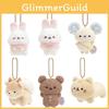 Rilakkuma Cotton Rabbit Fox Bear Cute Animal Plush Doll Pendant Keychain