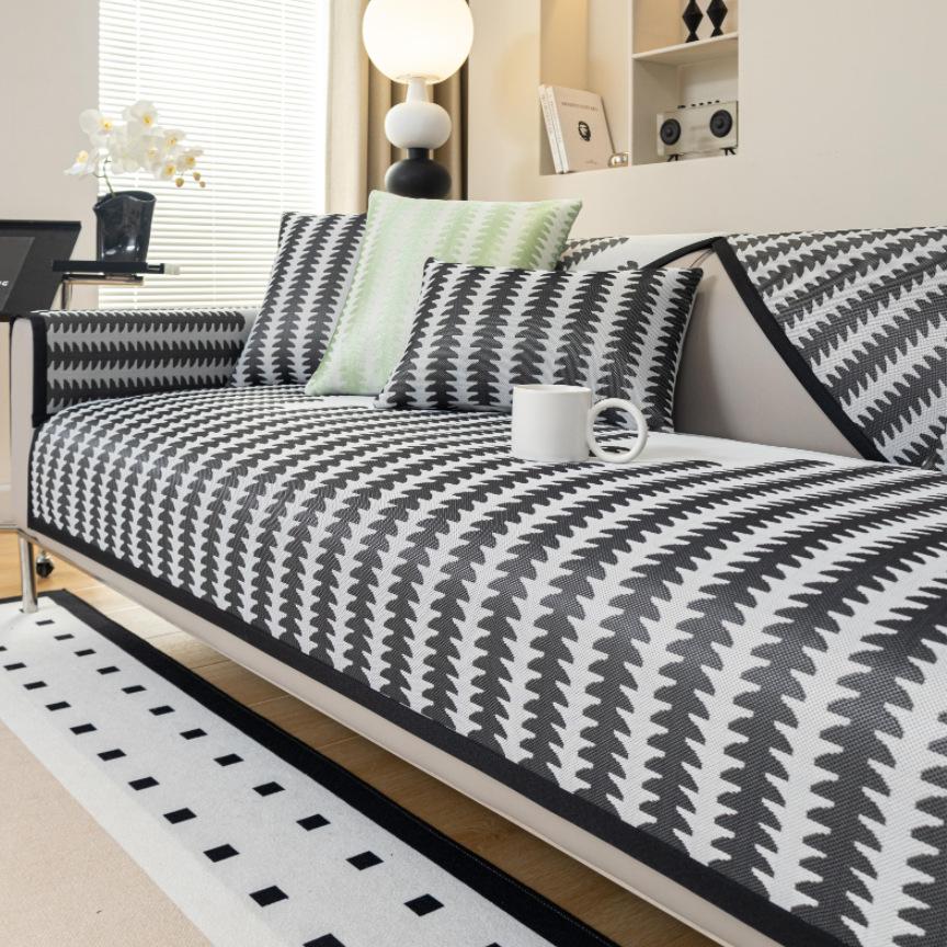 

Чехол для дивана Cool Sofa Technology Ice Silk, подушка для дивана в гостиной, летняя подушка, нескользящий чехол для дивана, пылезащитный чехол, ткань против царапин 70x70cm