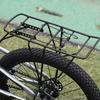 Kids Bike Rear Cargo Rack Carrier Back Seat Easy To Install Replacement Accessory Durability Steel