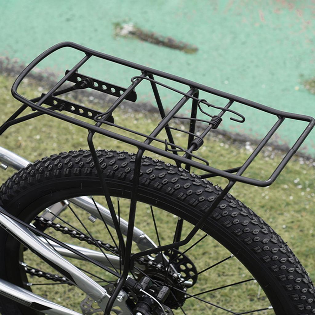 Kids Bike Rear Cargo Rack Carrier Back Seat Easy To Install Replacement Accessory Durability Steel
