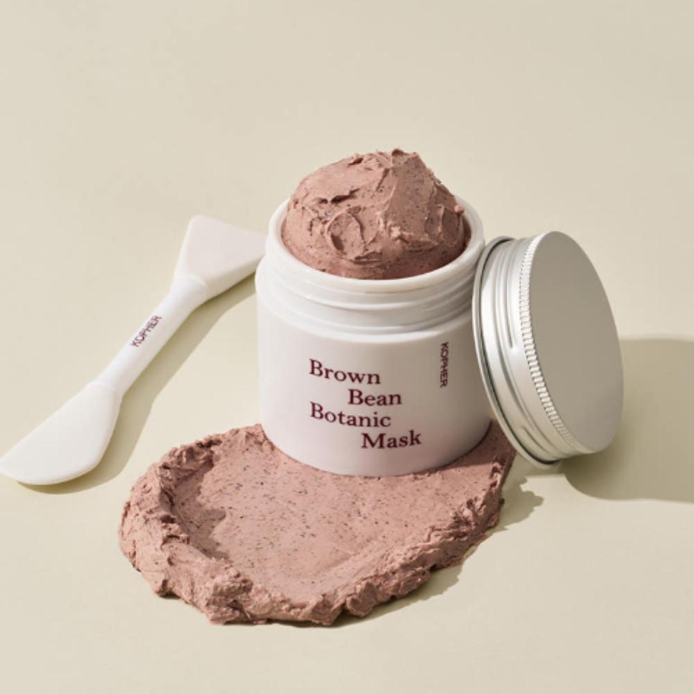 

KOPHER Brown Bean Botanic Mask Adzuki Bean & Barley Exfoliating Pore Care Mild Wash-Off Pack 110g