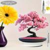 Acrylic Material, Cherry Blossom Tree Decoration - Black Branches Matching Bright Pink Flowers,home/office Desk Decoration, Modern Floral Art