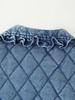 Autumn/Winter Hot-Selling Quilted Denim Jacket