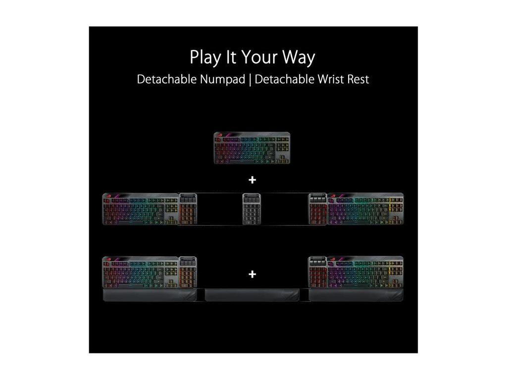 [ASUSTek] ROG Claymore II Mechanical US – Klávesnice
