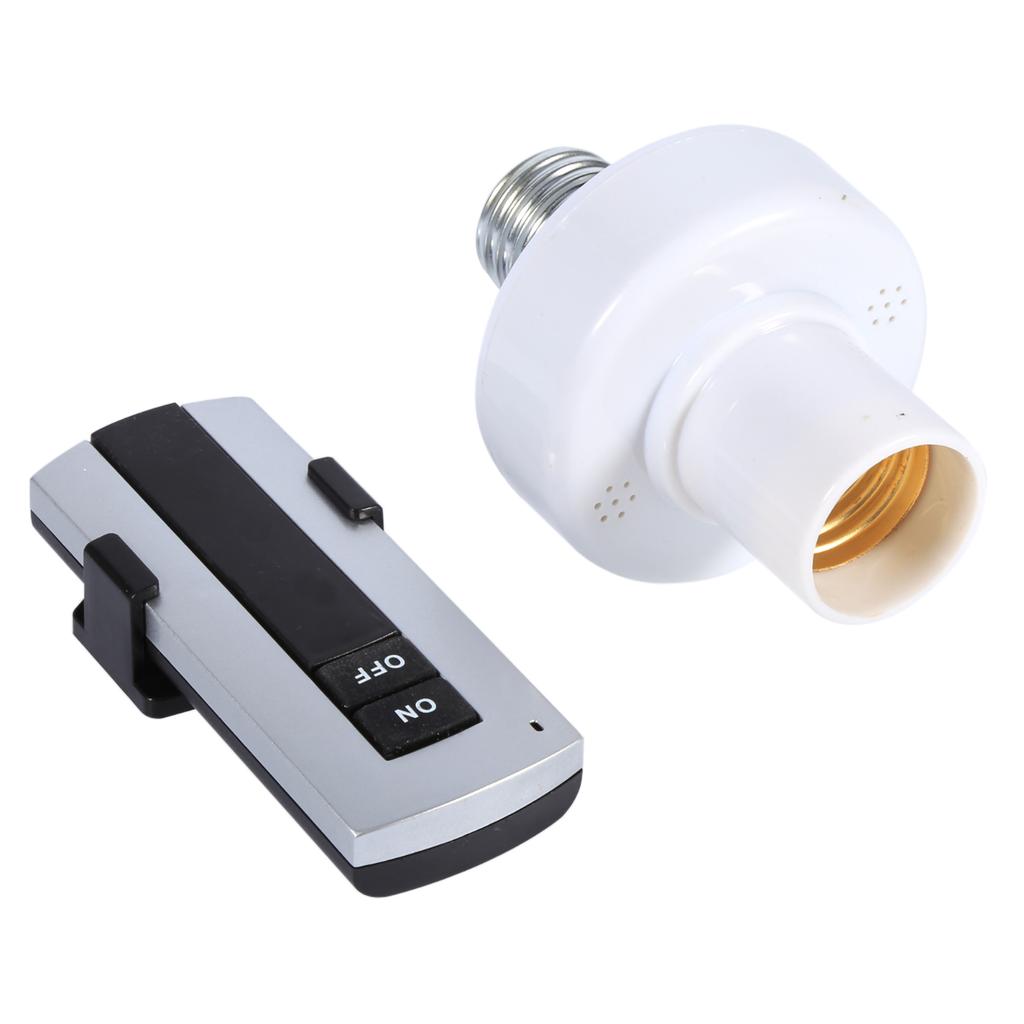 E27 Wireless Screw, Light Lamp Bulb Holder Remote Control Socket 220V