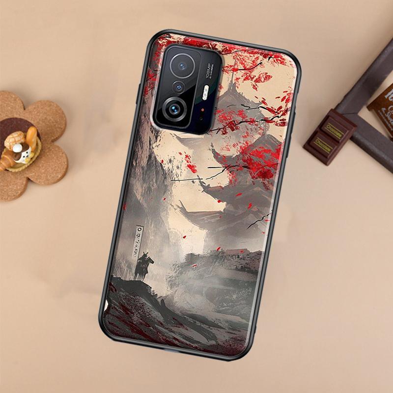 Japanese Style Art Case For Xiaomi 13 14 Ultra 11T 12T 13T 14T Pro POCO X7 Pro X3 X5 X6 F3 F5 F6 M6 Pro Cover