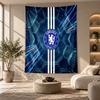 Decorative Tapestry,Chelsea FC Printed Wall Art, Lightweight Wall Hanging For Bedroom Background