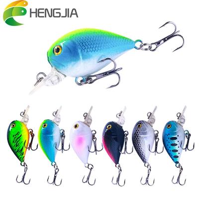 1pcs 5cm 7cm  5.5g 13.5g Hard Lures Fishing Minnow Bait Treble Hooks Sinking Crankbait Wobblers Fishing Tackle 3D Eyes