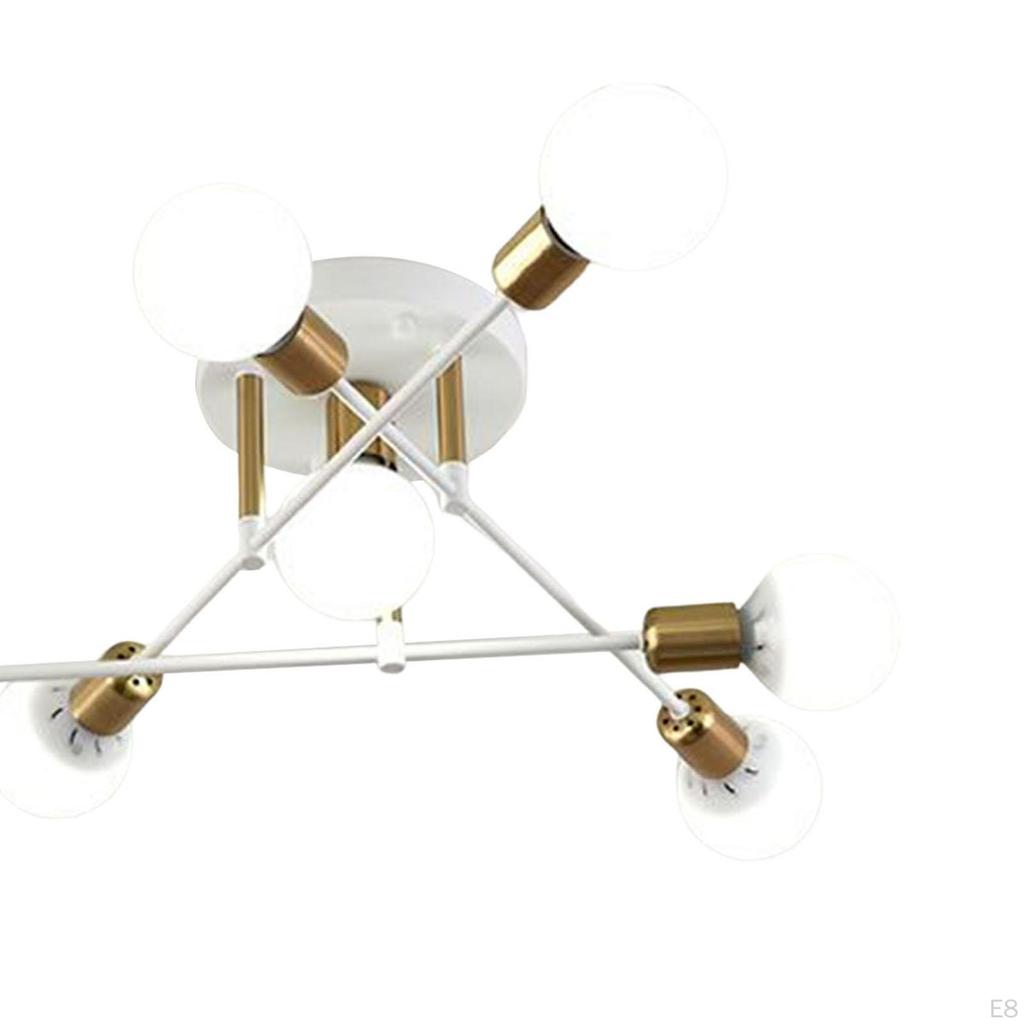 Modern Ceiling Light Fixture Flush Mounted E27 Lamp Hanging Pendant Sputnik Chandelier for