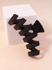 1 piece suitable for long hair anti slip matte delicate hair clip, matte black hair clip For Hair Accessories