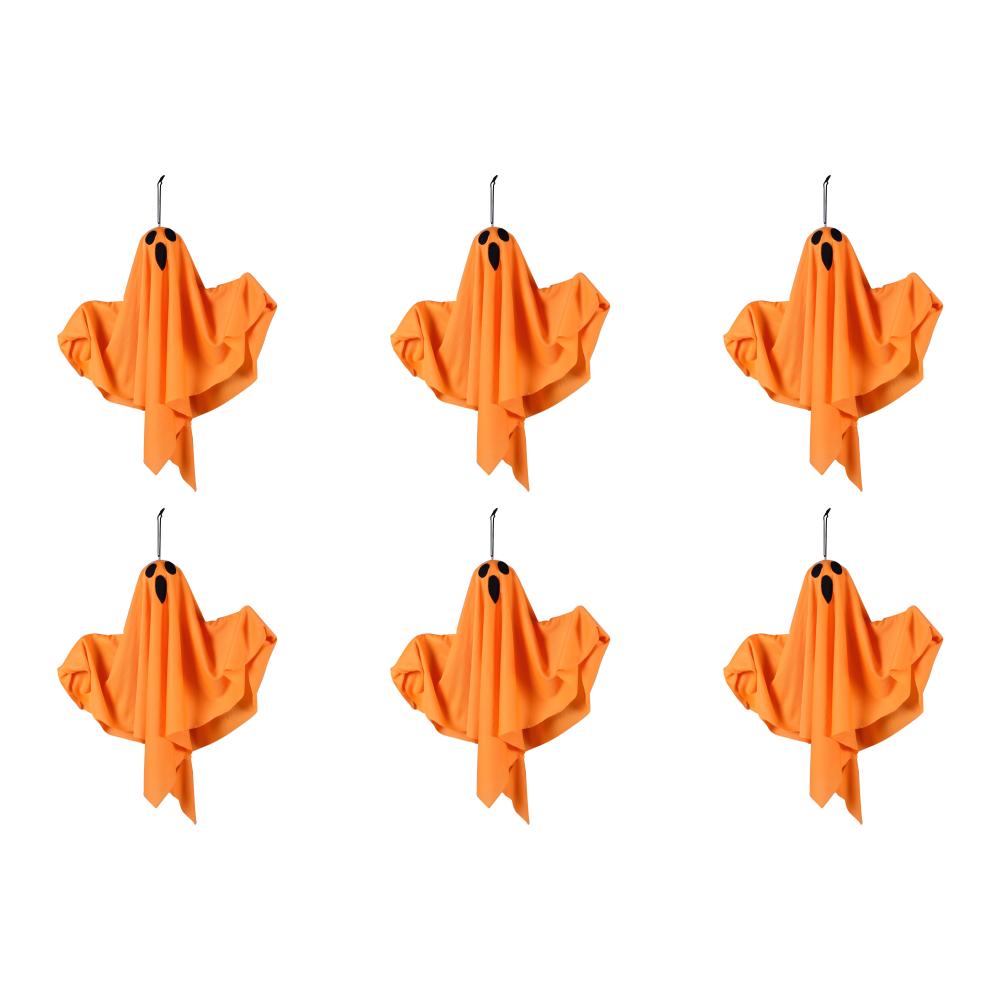 Halloween LED Hanging Ghost Light Waterproof Glowing Door Hanging Ghost Room Escape Scene Props for Halloween Garden Home Decor