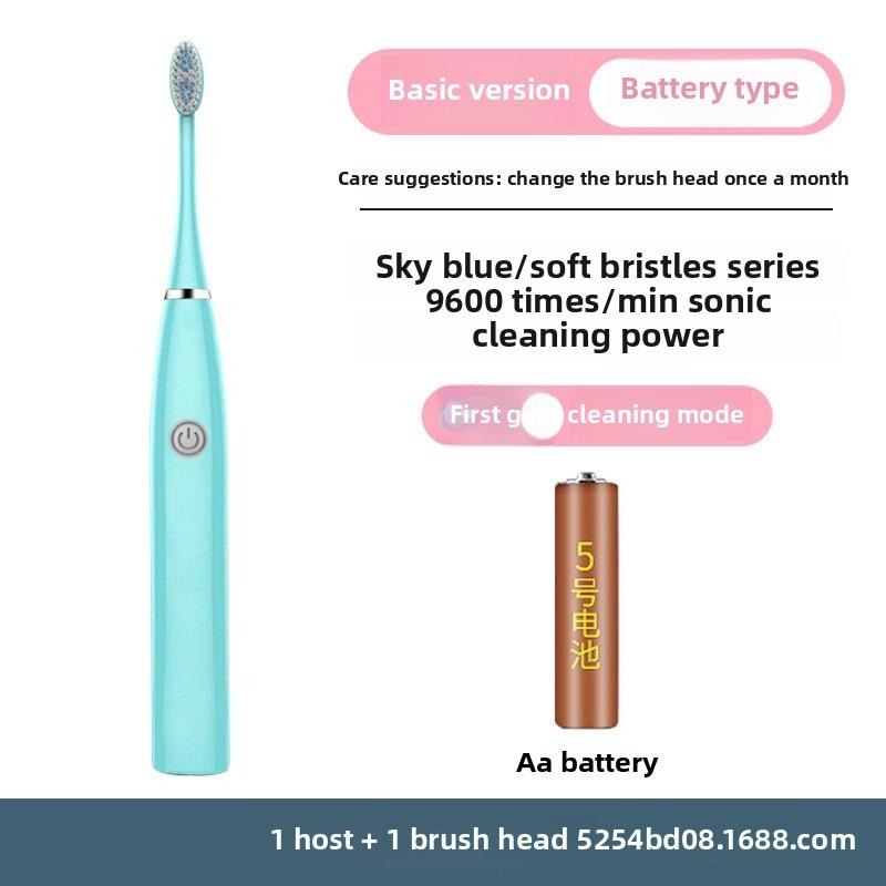 Soft-bristled Toothbrush, Tooth Flusher, Rechargeable, Fully Automatic, Universal Electric Toothbrush for Adults and Children, Ultrasonic.