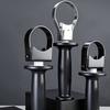 ABS Replacement Side Handle with Textured Black Grip and Guard Collar for Installation, Repair Service, Single Handle