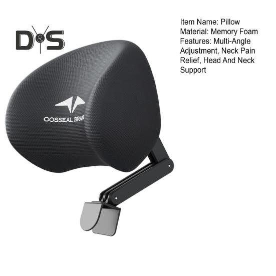 Liegendes Kopfkissen Ergonomisches Design Kopf- und Nackenkissen Mehrwinkeleinstellung Linderung von Nackenschmerzen Linderung von Stress bei der Arbeit Zervikale Unterstützung Schule Büro