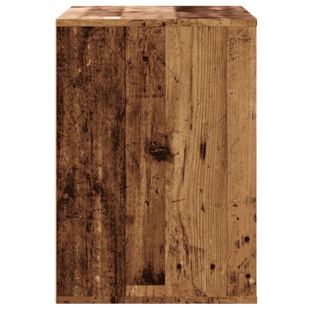 Vintage Wood Effect Chest of Drawers 31.5 X 16.1 X 22.8 In (L X W X H) Engineered Wood