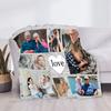 Ik Hou Van Jou Gepersonaliseerd Plaid Met Woorden Collage Op Maat Gemaakte Plaids Verjaardag Souvenir Cadeaus Gepersonaliseerd Plaid