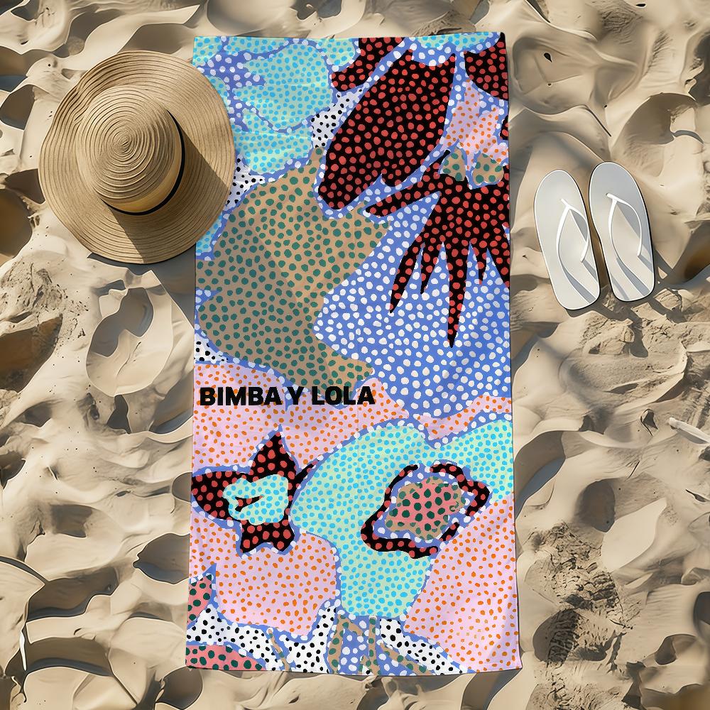 B-BimbaES Fashion Towel Beach Towel Oversized Quick Dry Towel Absorbent Soft Swim BeachTowels for Men Women