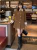 Meilade Französischer Schick Wildleder Samt Trenchcoat - Mittellange Reversjacke für Herbst/Winter 2026