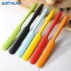 JUSTINLAU Silicone Long Scraper Food-grade Cream Butter Jam Mixing Spatula Cake Removal Knife Home Multi-color Baking Tools