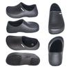 Quintari Chef Shoes, Black, Kitchen Clogs, Non-Slip, Waterproof, Lightweight, Men's and Women's Work Shoes, S122 (Black, Sizes 39 and 25.0cm)