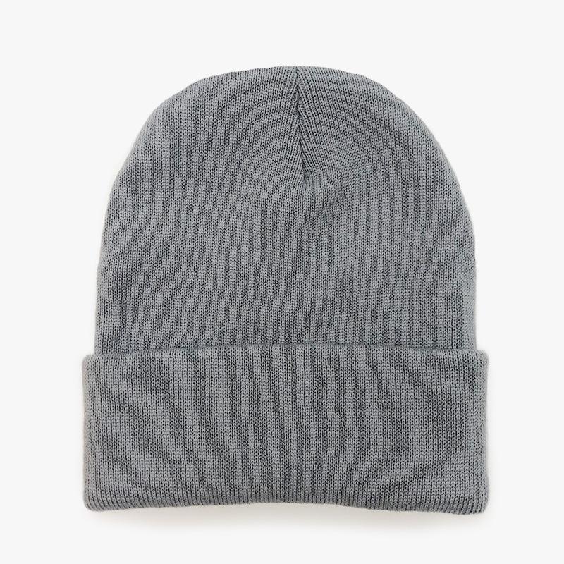 1pc Men's Simple Solid Color Fashionable Winter Unisex Thickened Warm Winter Hat Halloween Beanie Fall Outfit