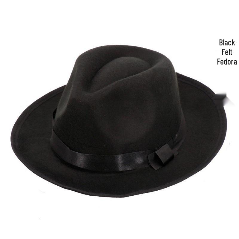 Elegant Green & Black Top Hat with Gold Powder for Adults & Kids, Unisex Magician & Jazz Style.