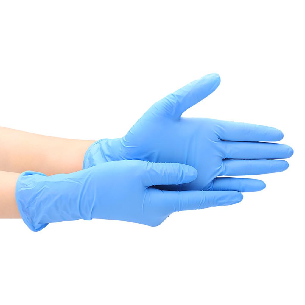 Rubber Comfortable Disposable Mechanic Nitrile Gloves Exam Gloves S,24-25cm//9.45X 10in 50pcs Nitrile Gloves