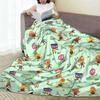 Noodle & Pals Micro Super Simple Blanket Nursery Rhymes Grass Flannel Novelty Soft Throw Blanket Covering Sofa All Season Couch