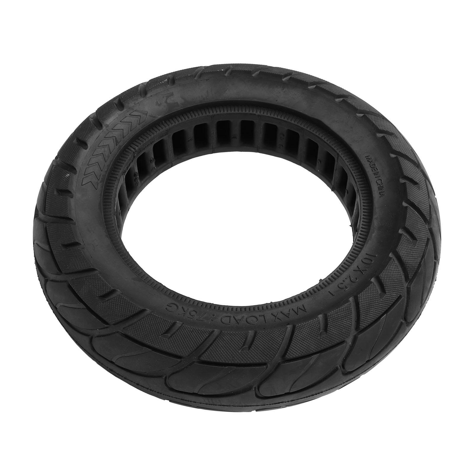 10X2.5 Электрический самокат Цельное колесо Резина Дизайн пчелиные соты Амортизирующее Противоскользящее Взрывозащищенное Электрический самокат