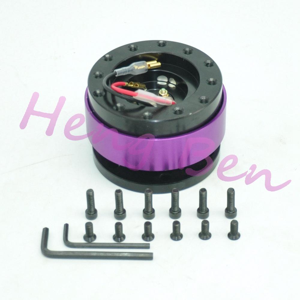 Adaptor Boss Kit Hub Nou Negru Volan Snap Off Quick Release Universal