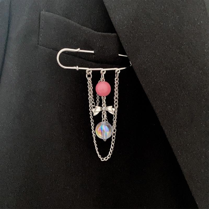 Broche Épingle Chaîne Mode Épingle Corsage Matériau Alliage Épingles de revers Accessoires Bijoux Vêtements pour Décorations de Tissu