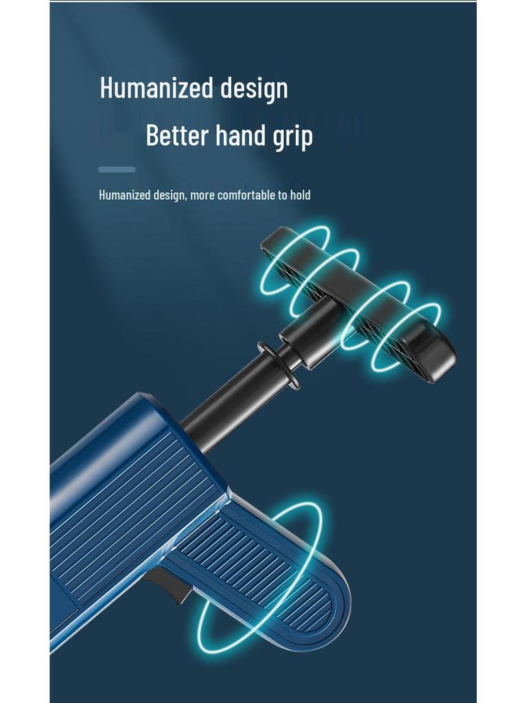 Premium Multipurpose High-Pressure Toilet and Drain Unblocker Plunger