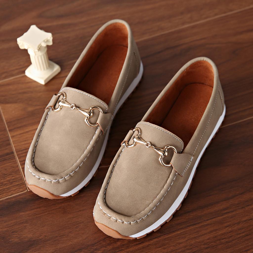 Fashion Ladies Shoes 2025 New Slip On Women's Flats Autumn Round Toe Solid Solft Sole Casual Flat Comfortable Loafers Zapatillas Mujer