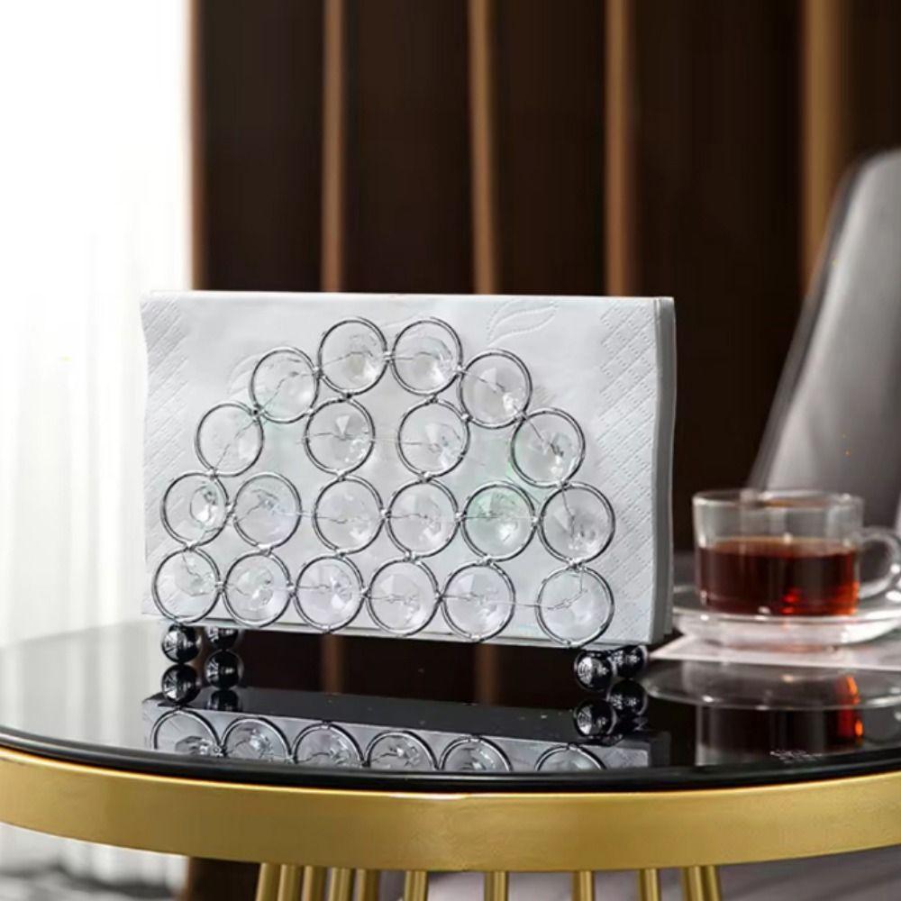 Nordic Style Serviette Holder Luxury Tissue Dispenser Practical Napkin Rack  Living Room