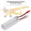 X420.0016 Battery for Wltoys XK A160 RC Airplane 7.4V 600mAh Rechargeable Lithium Battery Aircraft Spare Parts Glider Accessories