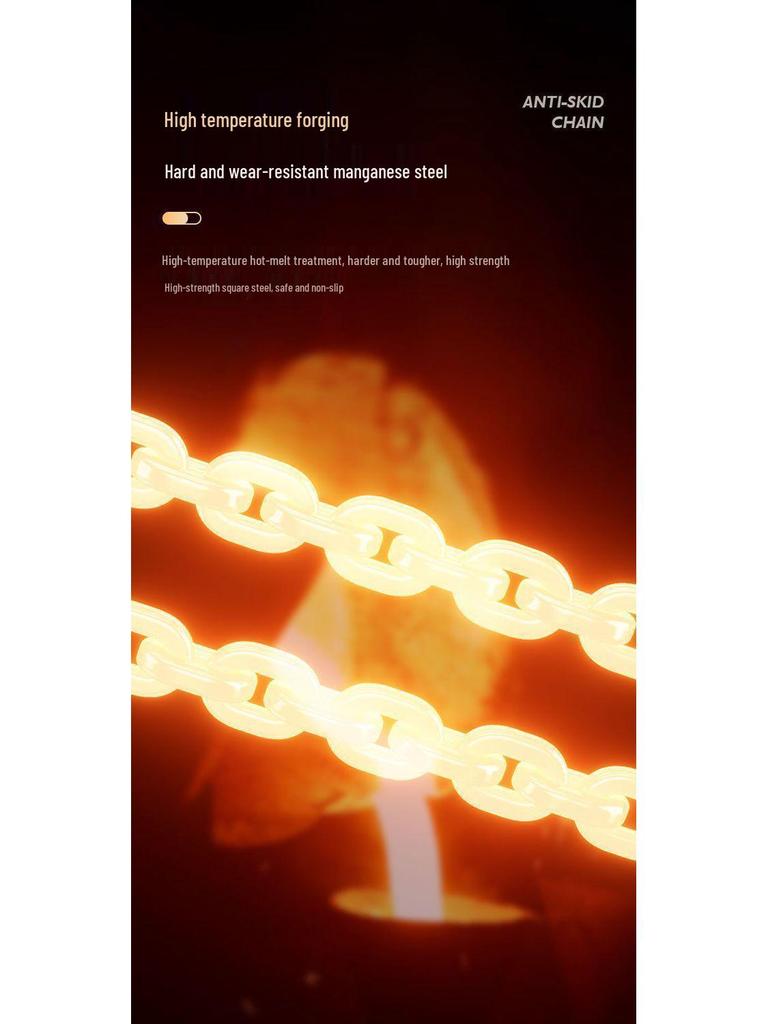 Universelle Schneeketten für Autoreifen - Rutschfest, Nicht beschädigend, Passend für Limousinen, Robuste Eisenkonstruktion