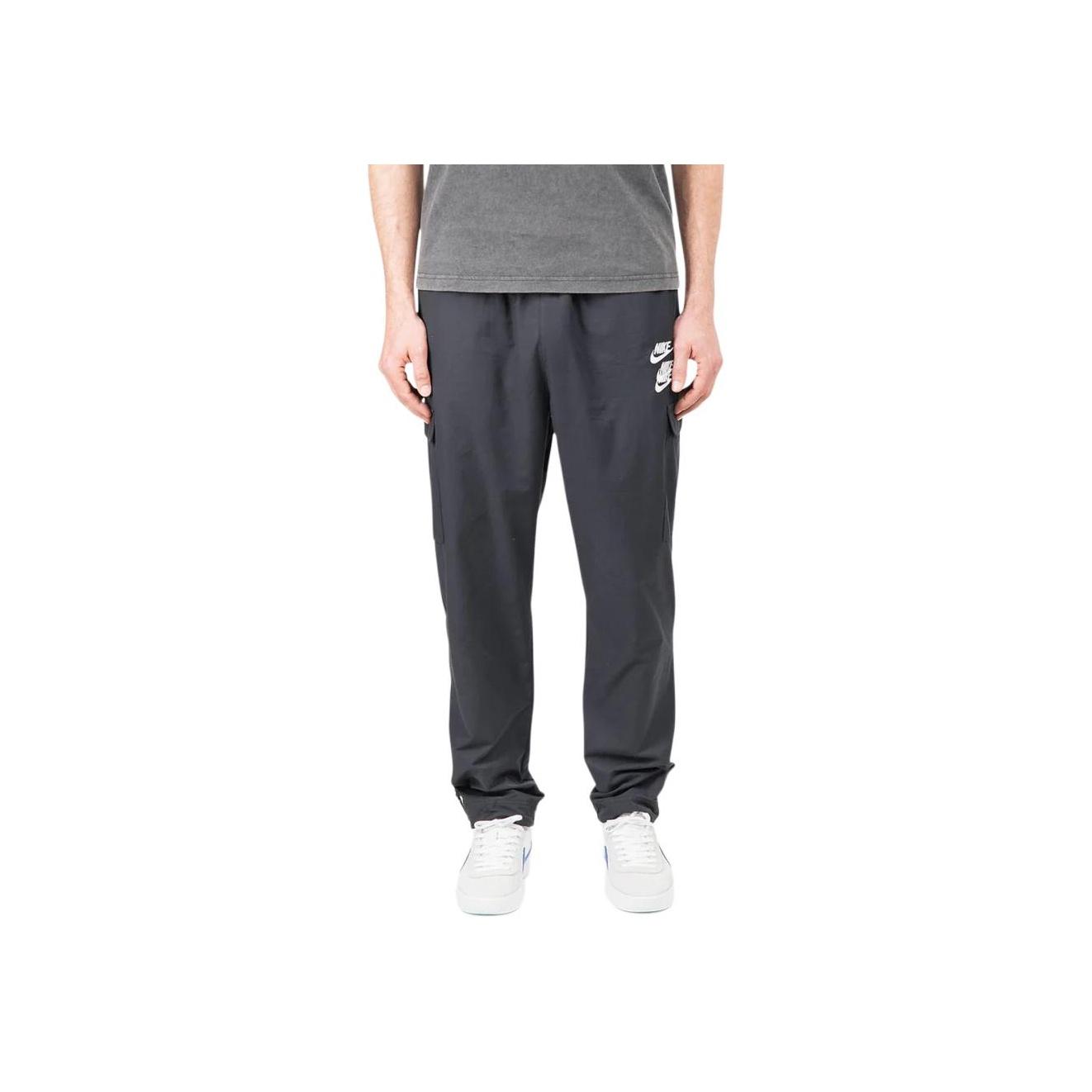 Nike Letter Pattern Mid Waist Cargo Pants Men pants Black DD0886-010 M