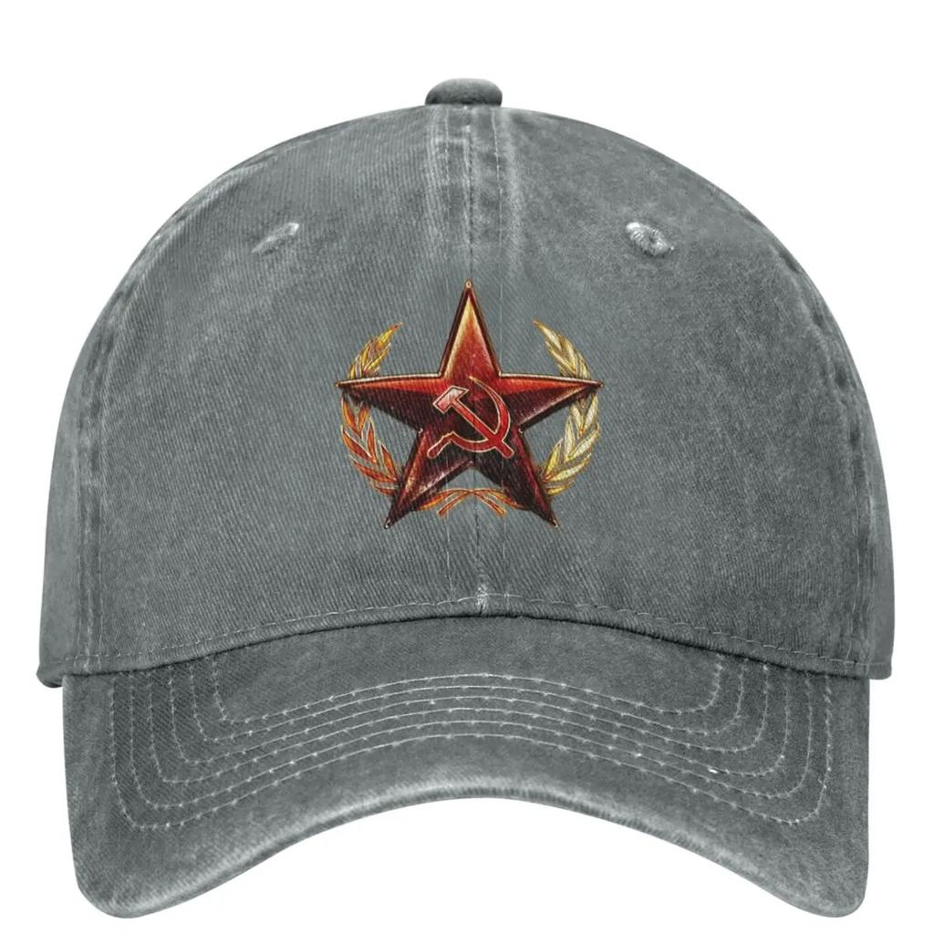 Russian Military Badge Casual Baseball Cap Spring Trucker Hat Sunscreen Outdoor Gym Hip Hop Hats Men Women Funny Baseball Caps