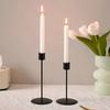 Minimalist Vintage Elegant Style Iron Candle Holders Candlestick Fashion Wedding Table Candle Stand Exquisite Candlestick Table