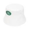 Beullaegsaenjeu Circle Patch Embroidered Bucket Hat_White