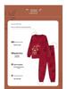 Newlywed Red Long Sleeve Cotton Couple Pajamas - Spring/Autumn Style